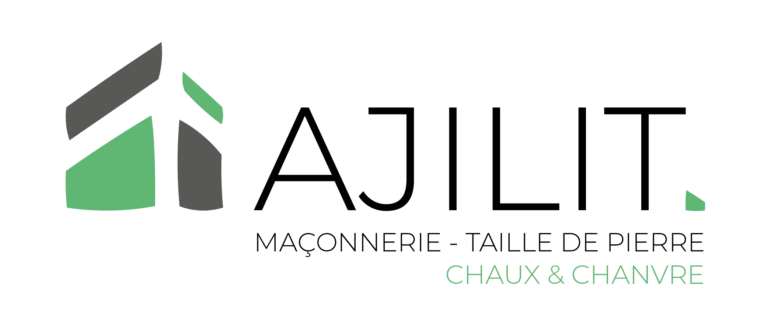 logo ajilit maconnerie taille de pierre beton de chanvre angers